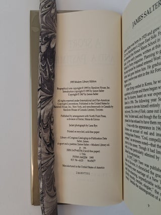 A SPORT AND A PASTIME [Signed]