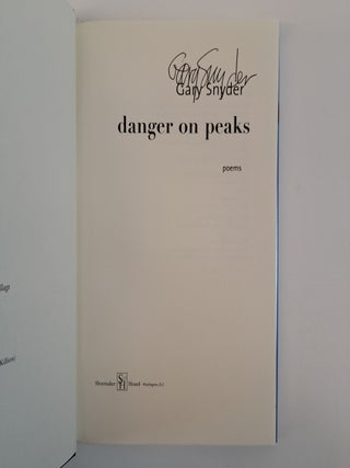 DANGER ON PEAKS [Signed]