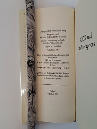 AIDS AND ITS METAPHORS [Signed]