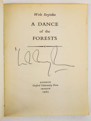 A DANCE OF THE FORESTS [Signed]