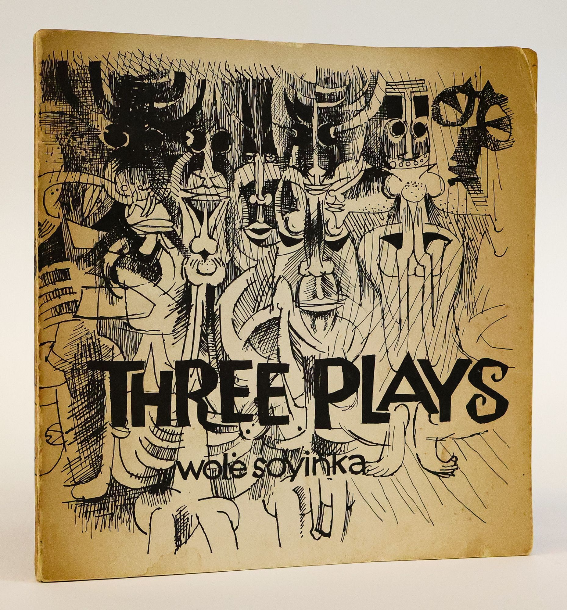 1393520 THREE PLAYS: THE SWAMP DWELLERS, THE TRIALS OF BROTHER JERO, AND THE STRONG BREED [Signed]. Wole Soyinka.