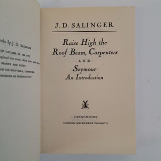 RAISE HIGH THE ROOF BEAM, CARPENTERS AND SEYMOUR: AN INTRODUCTION