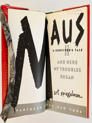 MAUS II, A SURVIVOR'S TALE: AND HERE MY TROUBLES BEGAN [Signed]