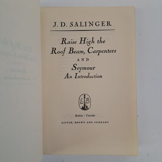 RAISE HIGH THE ROOF BEAM, CARPENTERS AND SEYMOUR: AN INTRODUCTION
