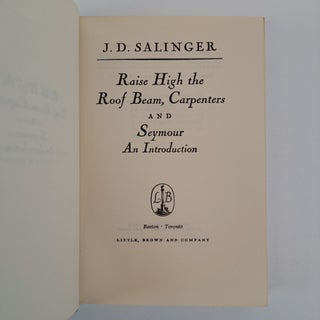 RAISE HIGH THE ROOF BEAM, CARPENTERS AND SEYMOUR: AN INTRODUCTION