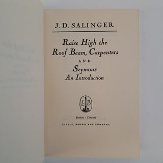 RAISE HIGH THE ROOF BEAM, CARPENTERS AND SEYMOUR: AN INTRODUCTION