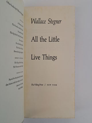 ALL THE LITTLE LIVE THINGS [Signed]