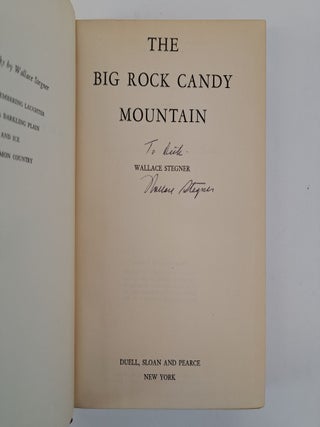 THE BIG ROCK CANDY MOUNTAIN [Signed]