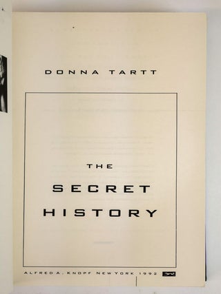 THE SECRET HISTORY [Signed]