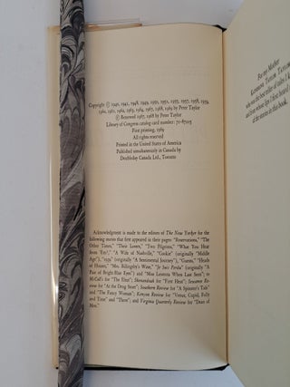 THE COLLECTED STORIES OF PETER TAYLOR [Signed]
