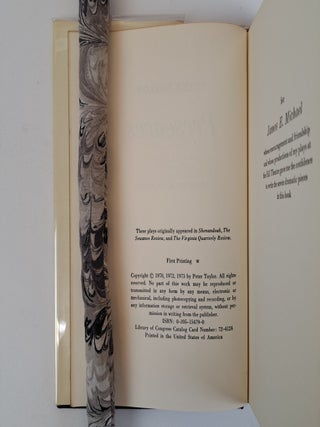 PRESENCES: SEVEN DRAMATIC PIECES [Signed]