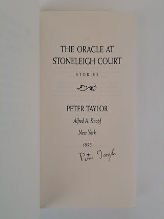 THE ORACLE AT STONELEIGH COURT [Signed]