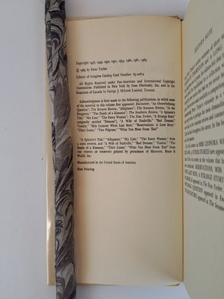 MISS LEONORA WHEN LAST SEEN AND 15 OTHER STORIES [Signed]