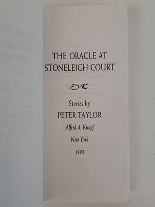 THE ORACLE AT STONELEIGH COURT [Signed]