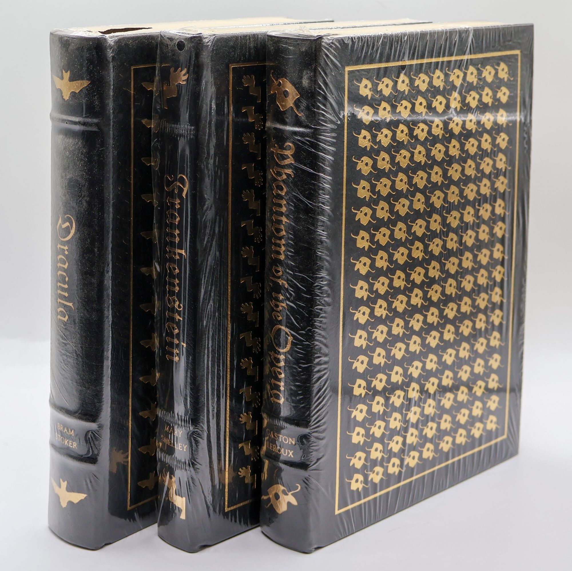 1393699 DRACULA, FRANKENSTEIN, PHANTOM OF THE OPERA [Three Volumes]. Bram Stoker, Mary Shelley, Gaston Leroux.