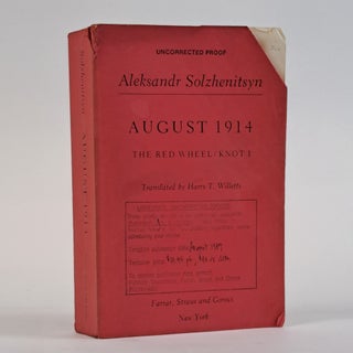 1393721 AUGUST 1914. Aleksandr Solzhenitsyn, Harry T. Willetts