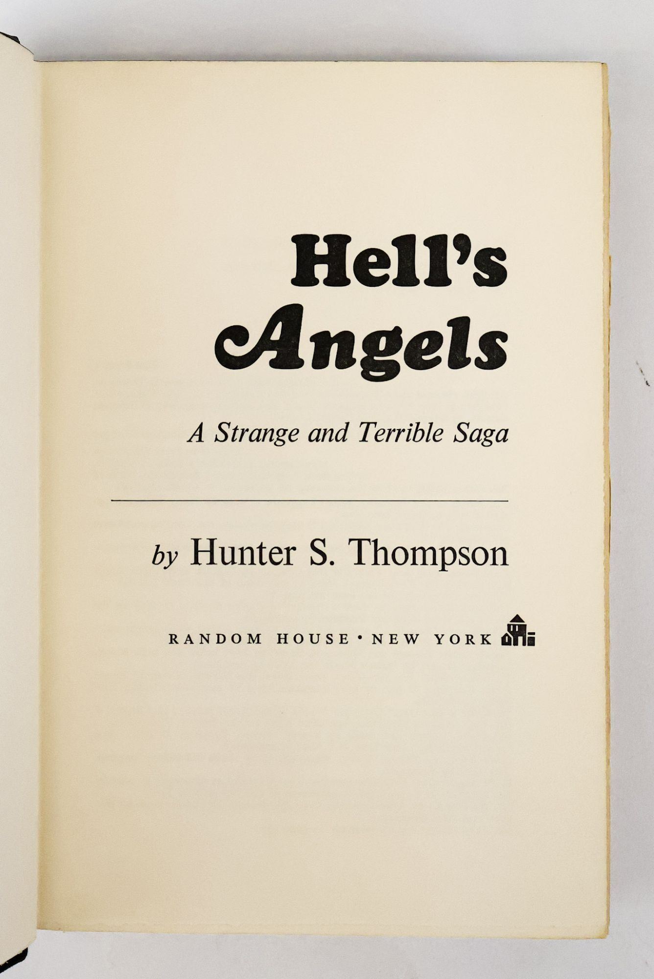 HELL'S ANGELS: THE STRANGE AND TERRIBLE SAGA OF THE OUTLAW MOTORCYCLE ...