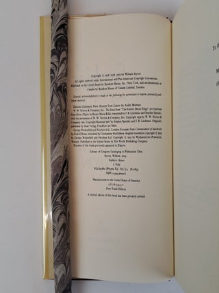SOPHIE'S CHOICE [Signed]