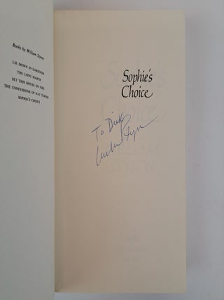 SOPHIE'S CHOICE [Signed]
