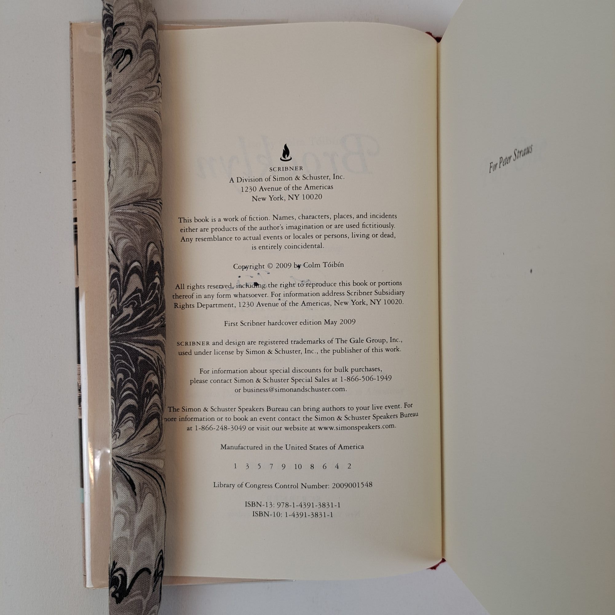 BROOKLYN Signed | Colm Tóibín | First American Edition, First Printing