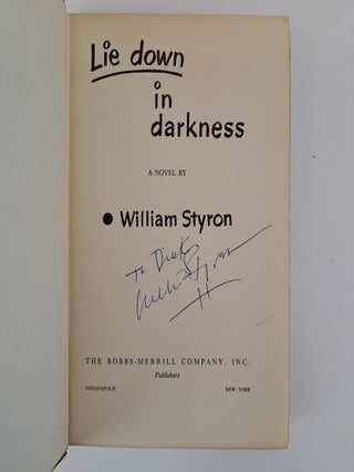 LIE DOWN IN DARKNESS [Signed]