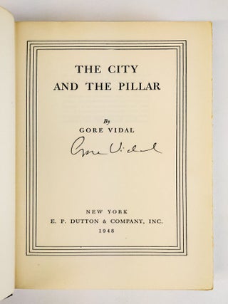 THE CITY AND THE PILLAR [Signed]