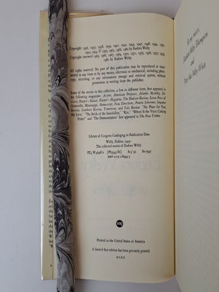 THE COLLECTED STORIES OF EUDORA WELTY [Signed]