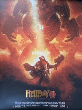 1394131 ORIGINAL "HELLBOY II" LITHOGRAPH MOVIE POSTER. Drew Struzan