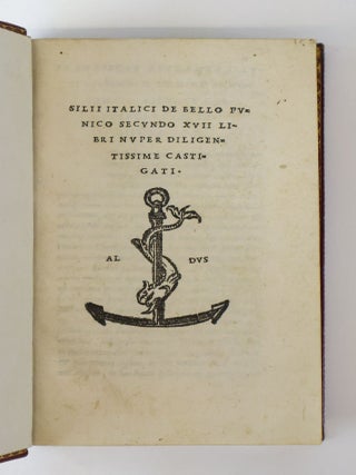 DE BELLO PUNICO SECUNDO XVII LIBRI NUPER DILIGENTISSIME CASTIGATI