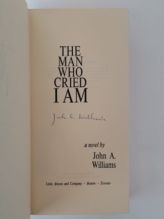 THE MAN WHO CRIED I AM [Signed]