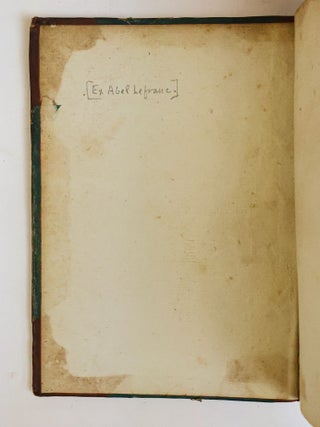 FABELLAE GRAECE ET LATINE, CUM ALIIS OPUSCULIS, QUORUM INDEX PROXIMA REFERTUR PAGELLA