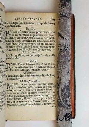 FABELLAE GRAECE ET LATINE, CUM ALIIS OPUSCULIS, QUORUM INDEX PROXIMA REFERTUR PAGELLA