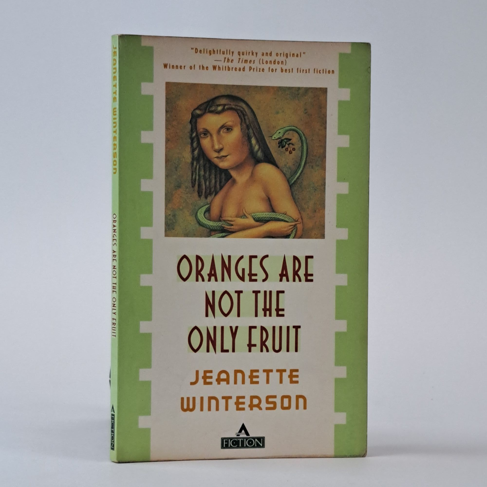 1394251 ORANGES ARE NOT THE ONLY FRUIT [Signed]. Jeanette Winterson.