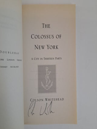 THE COLOSSUS OF NEW YORK [Signed]
