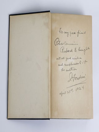A MAGICIAN AMONG THE SPIRITS [Inscribed to Richard Enright]