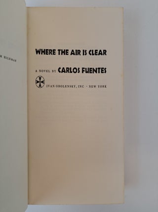 WHERE THE AIR IS CLEAR [Signed]