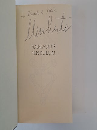 FOUCAULT'S PENDULUM [Signed]
