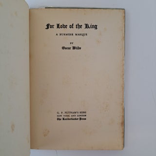 FOR THE LOVE OF THE KING