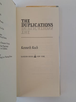 THE DUPLICATIONS [Signed]