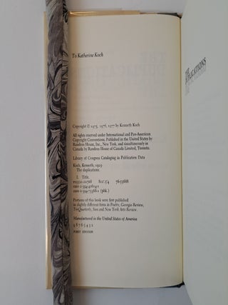 THE DUPLICATIONS [Signed]