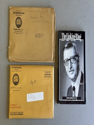 THE LINKING RING [881 Issues, including duplicates] [Many addressed to J.G. Thompson or Max Abrams]