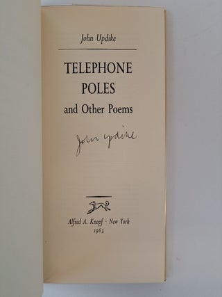 TELEPHONE POLES: AND OTHER POEMS [Signed]