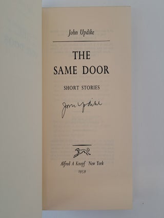 THE SAME DOOR: SHORT STORIES [Signed]