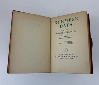 BURMESE DAYS