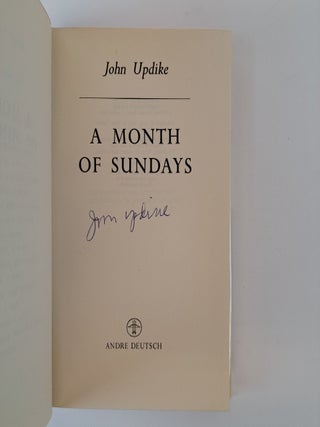 A MONTH OF SUNDAYS [Signed]