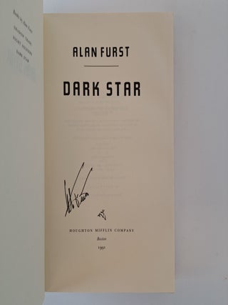 DARK STAR [Book #2 in the Night Soldiers series] [Signed]