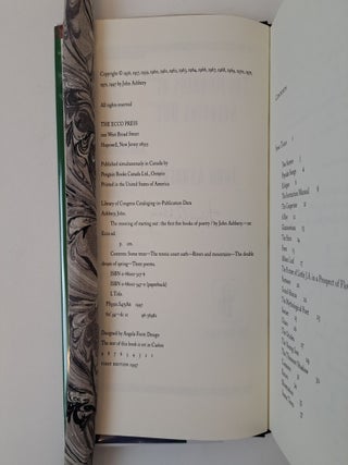 THE MOORING OF STARTING OUT: THE FIRST FIVE BOOKS OF POETRY [Signed]