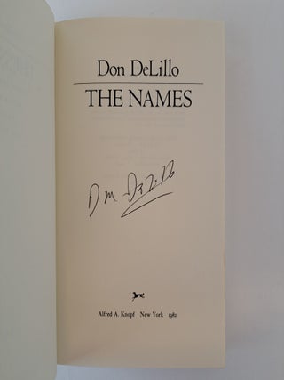 THE NAMES [Signed]