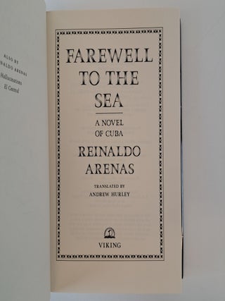 FAREWELL TO THE SEA [Inscription]