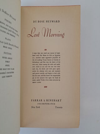 LOST MORNING